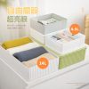 超值4入組-4.5公升-日式收納箱-可疊加十格款(卡扣上蓋/收納盒/YG-134*4)