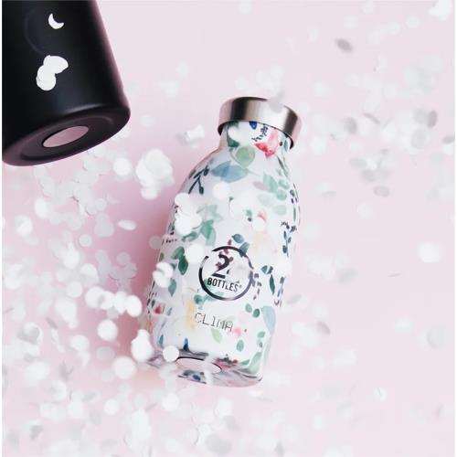 不鏽鋼雙層保溫瓶 330ml - 花徑